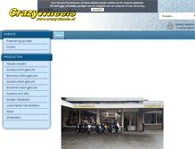 Tablet Screenshot of crazywheels.nl